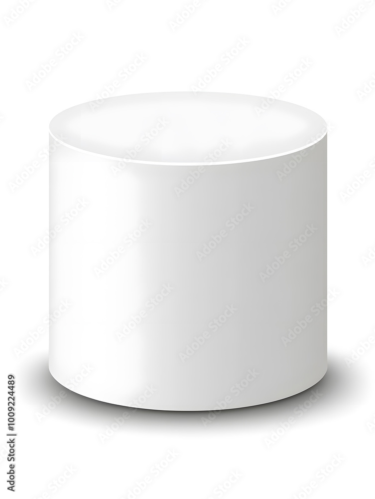 3d simple white round podium isolated on white background. Stage for product presentation mock up. 3d simple white round podium isolated on white background. Stage for product presentation mock up.