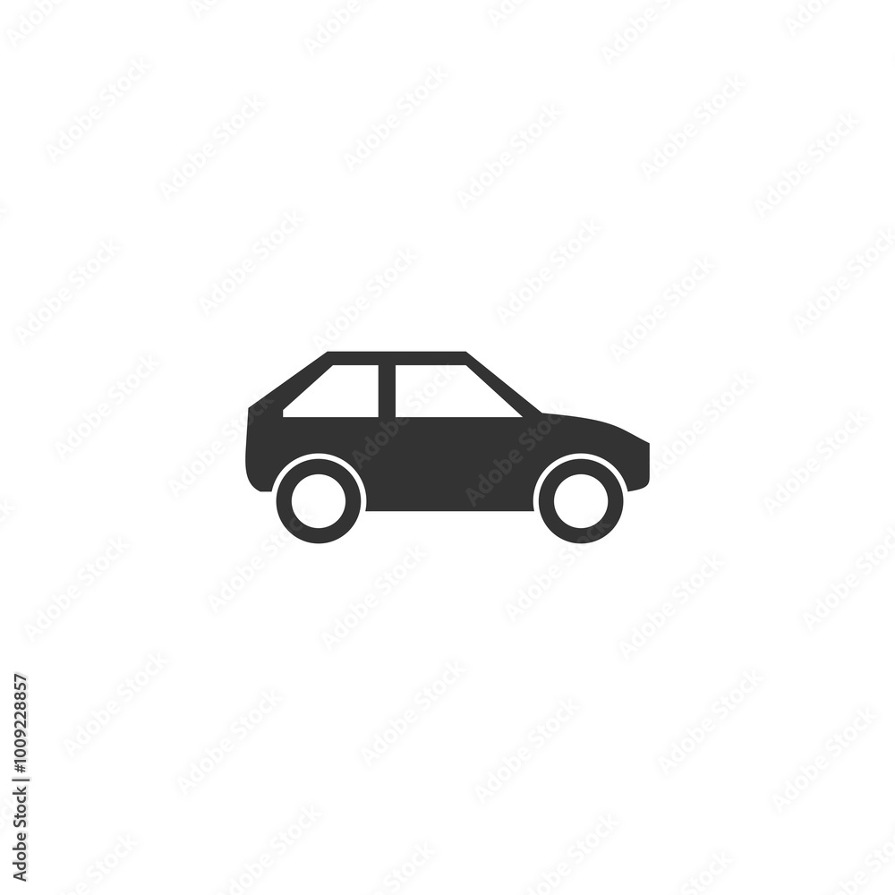 Car icon isolated on transparent background Car icon isolated on transparent background