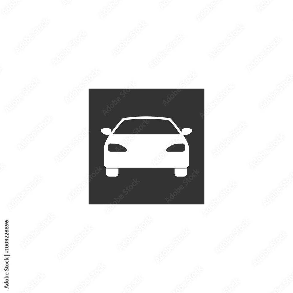 Car modern symbol for graphic and web design icon isolated on transparent background Car modern symbol for graphic and web design icon isolated on transparent background