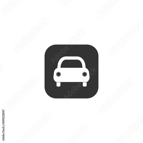 Car modern symbol for graphic and web design icon isolated on transparent background