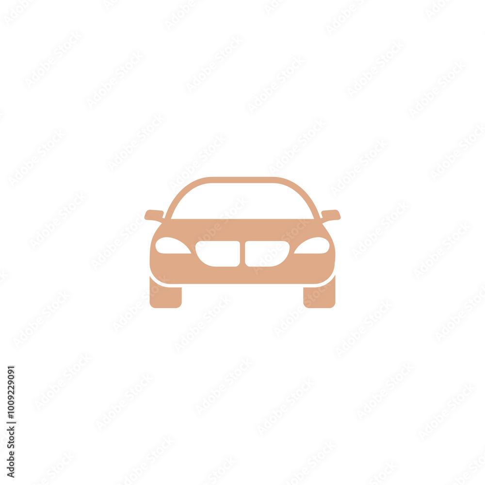 Car icon isolated on transparent background Car icon isolated on transparent background