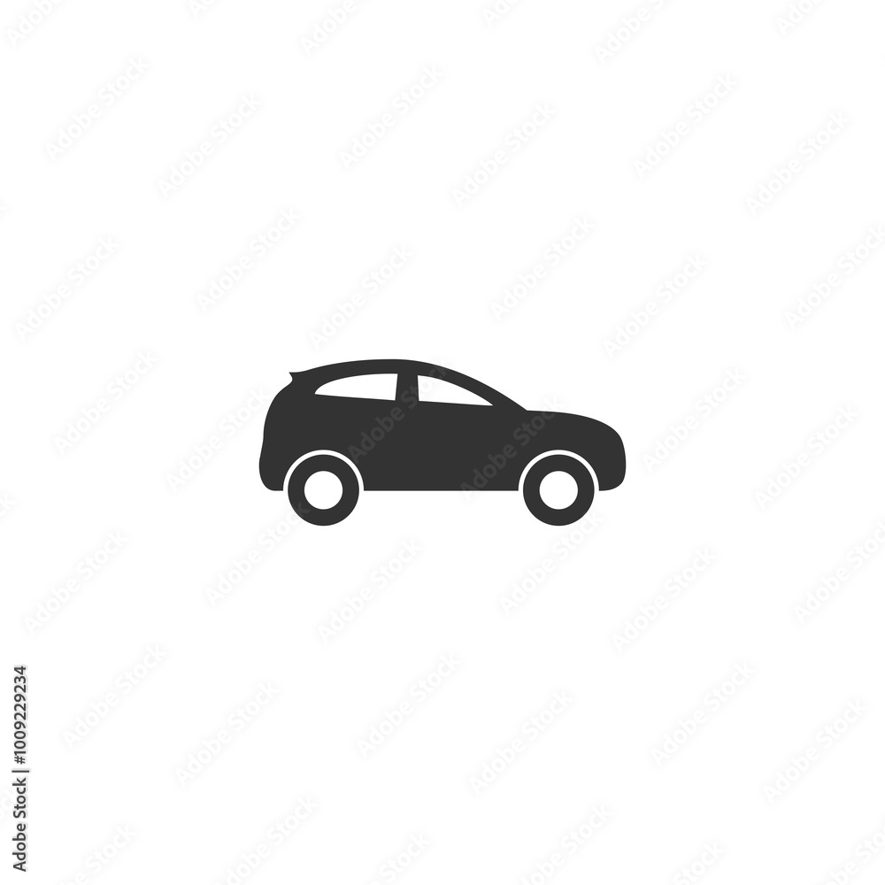 Car icon isolated on transparent background Car icon isolated on transparent background