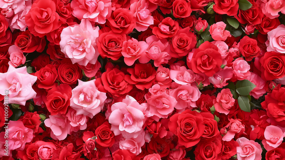 Vibrant Rose Floral Background Vibrant Rose Floral Background