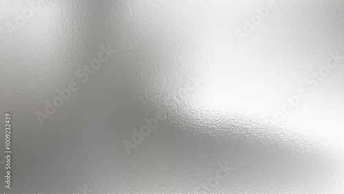 Abstract silver foil texture background with glass effect, white color. Vector illustration