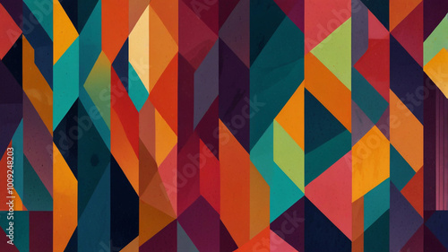 Wallpaper Mural Geometric shapes, colorful backgrounds, and abstract designs that can be used for design elements. Torontodigital.ca