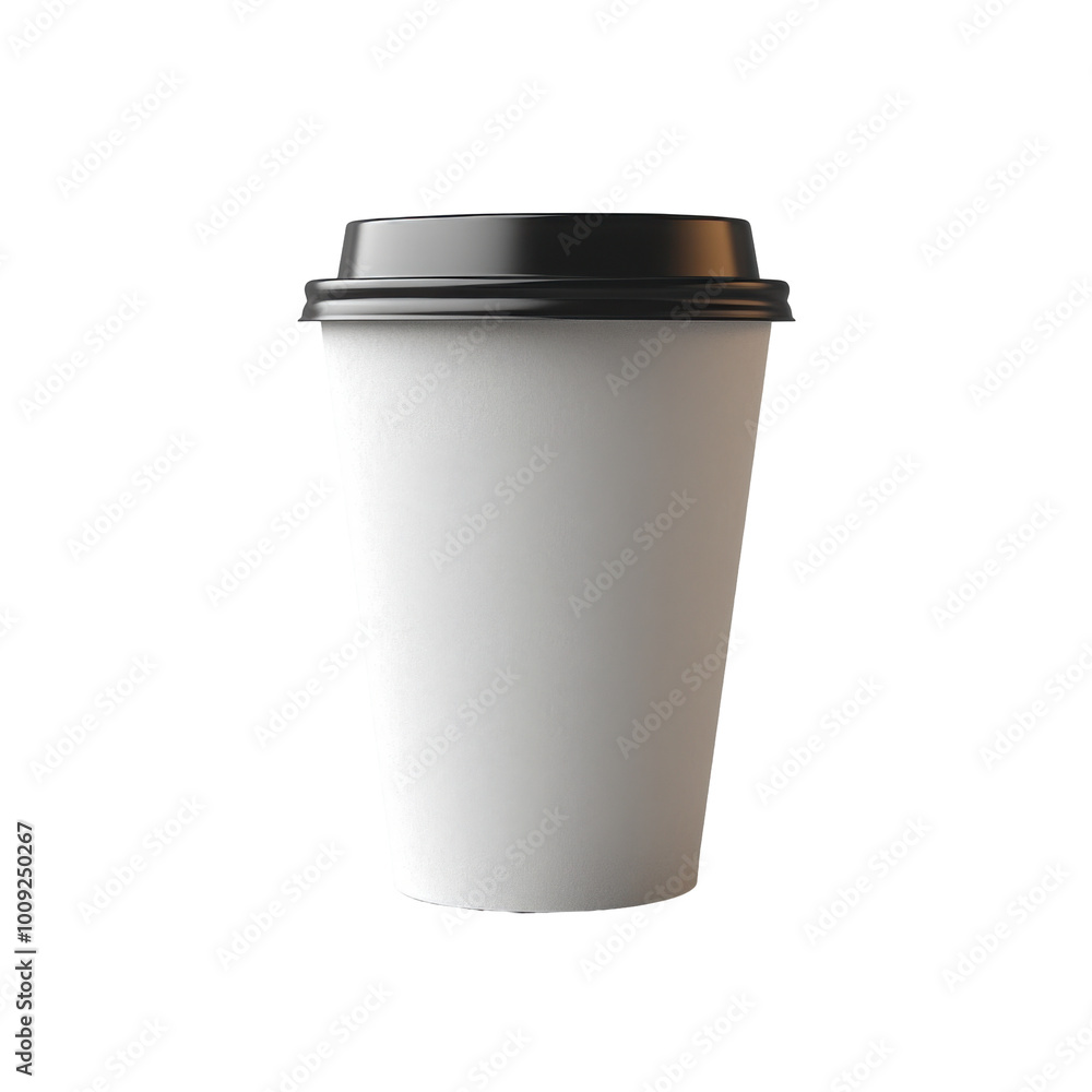 Paper coffee cup on transparent background Paper coffee cup on transparent background