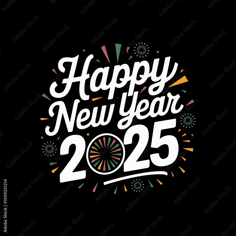 Unique Logo, vector, quote Designs for a Happy New Year 2025 Unique Logo, vector, quote Designs for a Happy New Year 2025