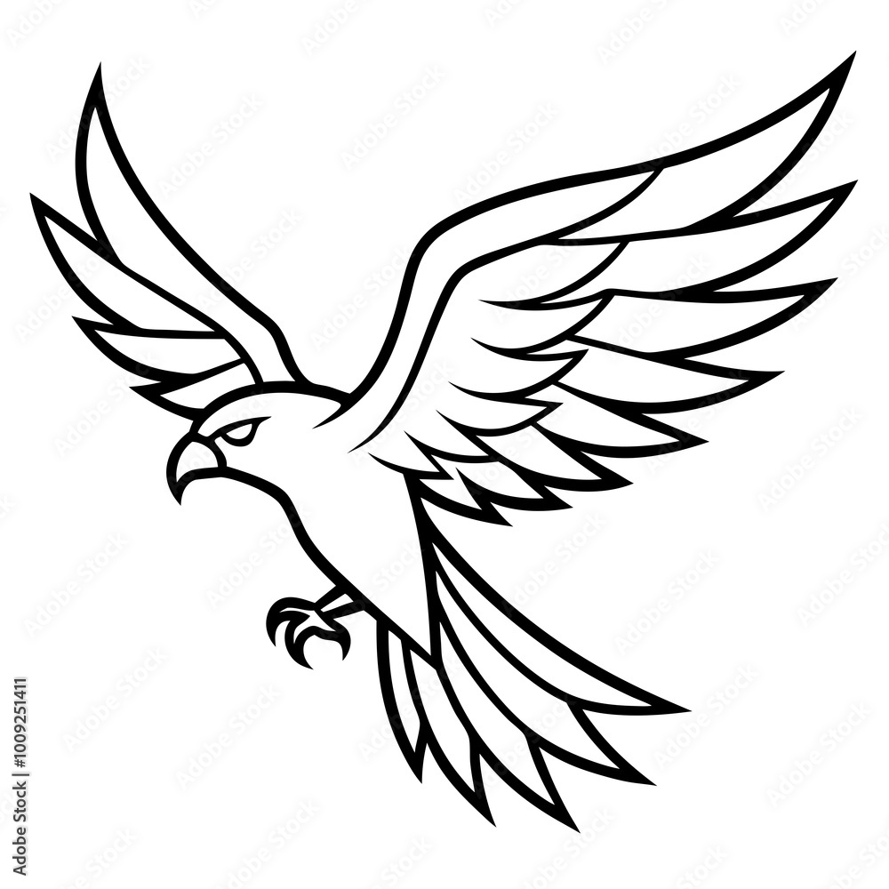 Fototapeta premium dove in flight