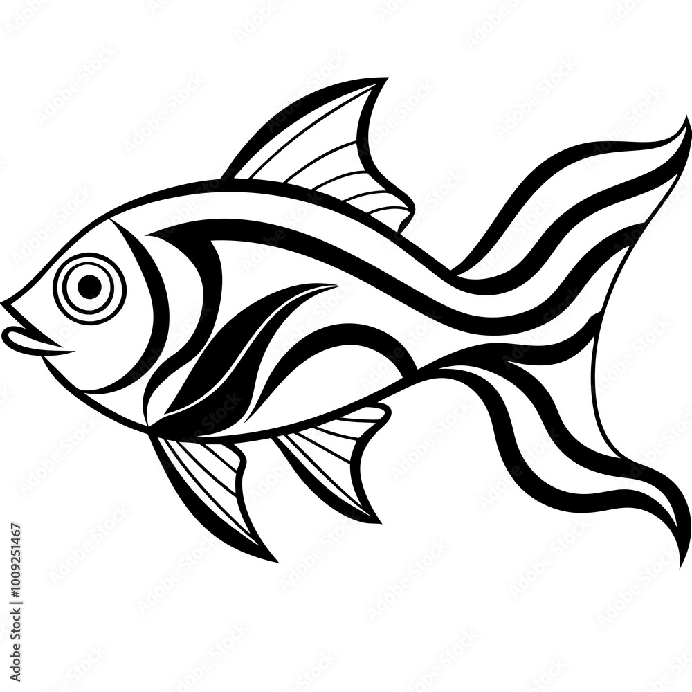 Obraz premium fish illustration