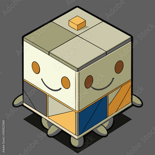 abstract background with cubes