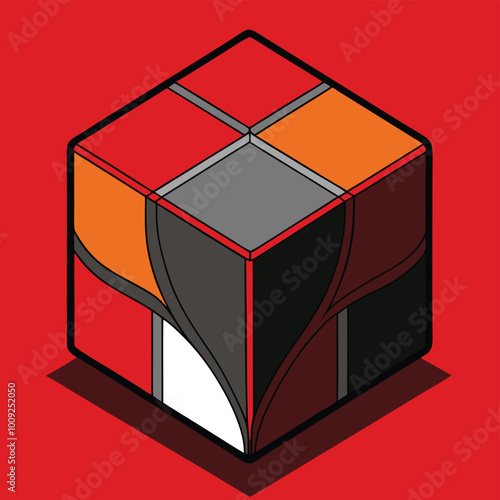 abstract background with cubes