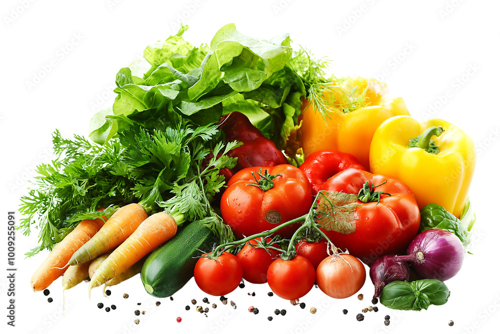 Collection of eatable vegetables, die cut transparent PNG. Collection of eatable vegetables, die cut transparent PNG.