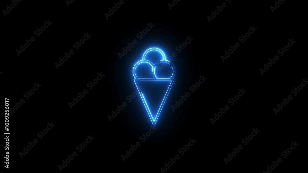 Glowing neon steaming fruit ice cream sticks, popsicles, lollipops and candy bars concept. Glowing neon steaming fruit ice cream sticks, popsicles, lollipops and candy bars concept.