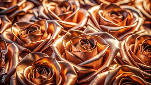 Elegant Rose Gold Metallic Texture for Backgrounds, Designs, and Creative Projects in Various Styles