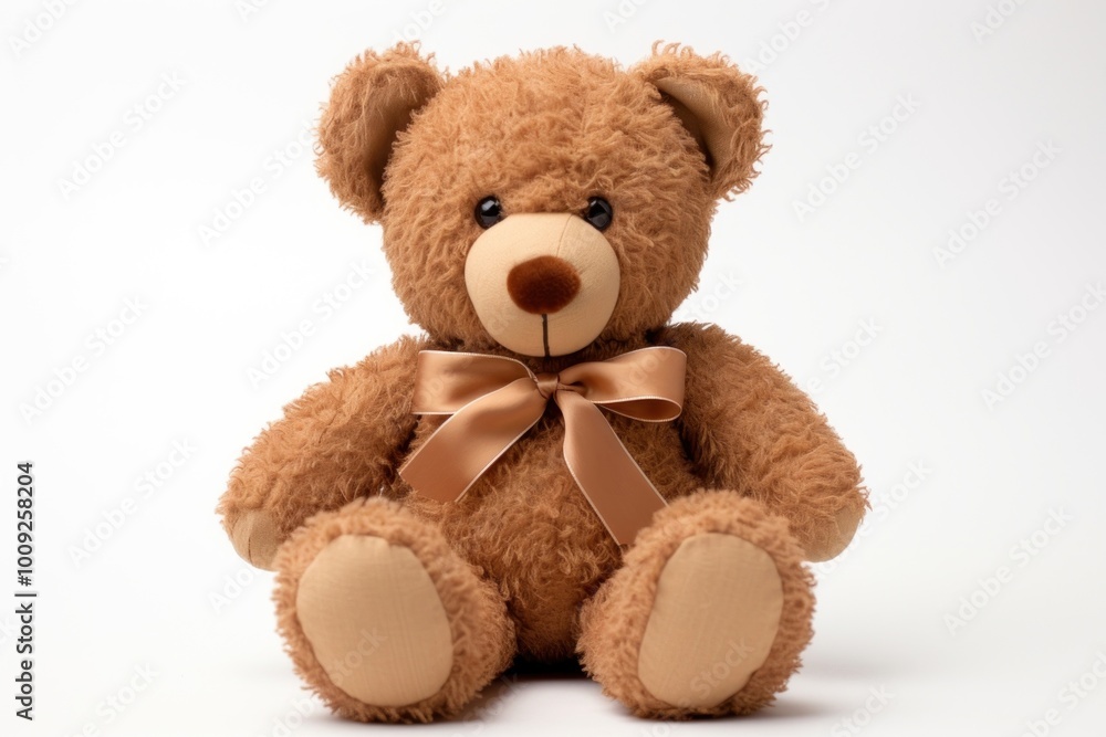 Bear toy white background representation. Bear toy white background representation.