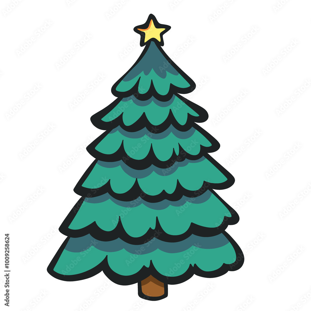 Obraz premium Christmas tree