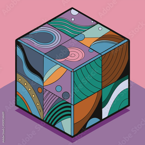 abstract background with cubesabstract background with cubes