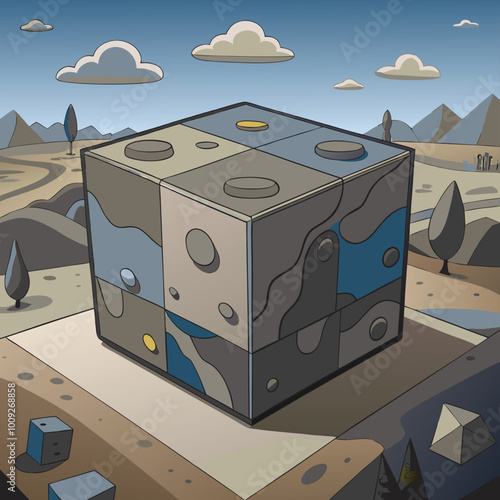 abstract background with cubesabstract background with cubes