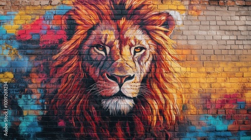 Lion Mural