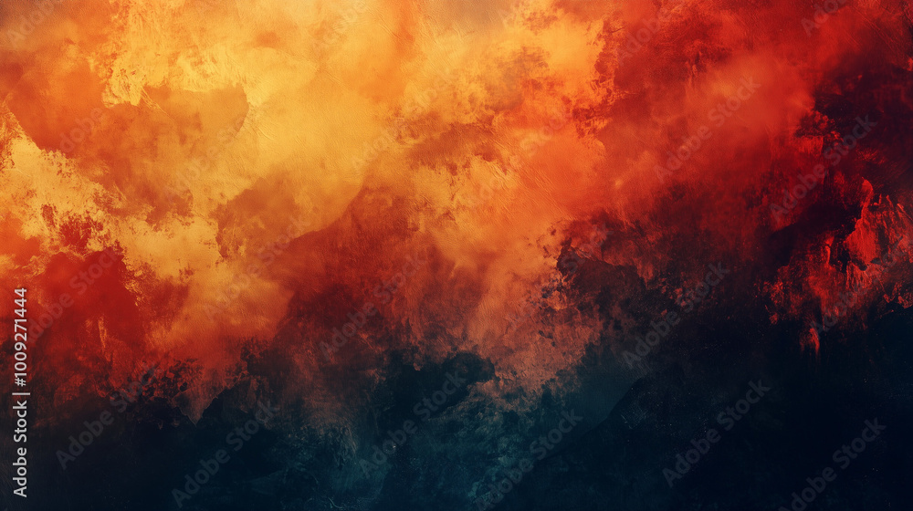 Fototapeta premium Tło abstrakcyjnego obrazu charakteryzuje się miękkimi, pastelowymi kolorami, które łagodnie przechodzą w siebie, tworząc spokojną i harmonijną atmosferę.