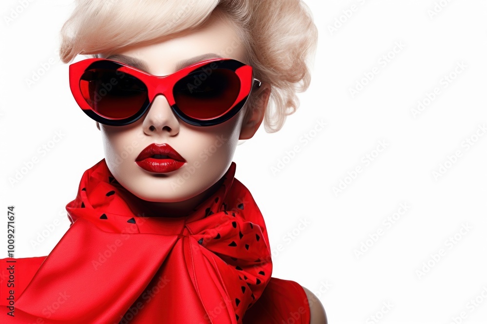 Sunglasses lipstick portrait fashion. Sunglasses lipstick portrait fashion.