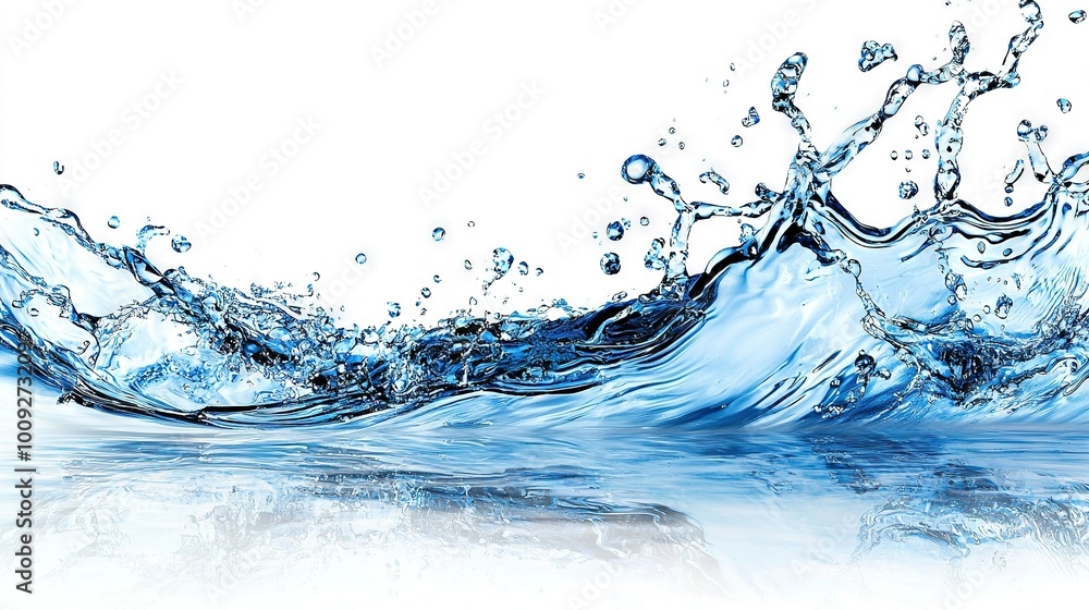 Close-up of water splashing on water with white sky in background Close-up of water splashing on water with white sky in background