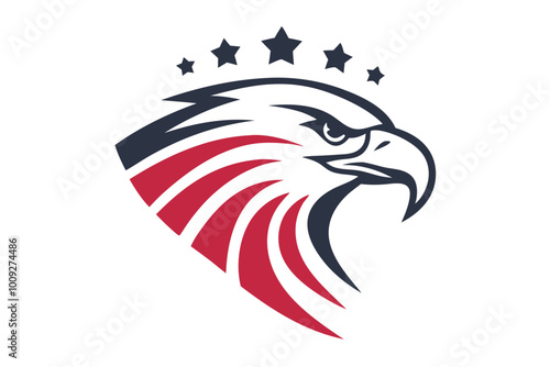 American eagle symbol vector illustration 
