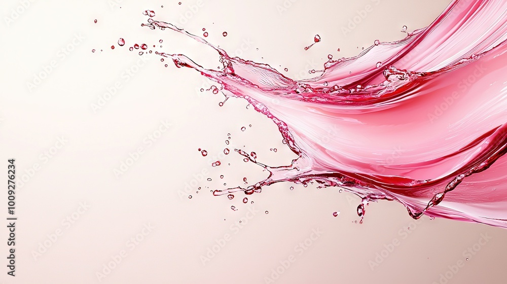 A zoomed-in photo of a pink object with water pouring out from its top and drenching the base A zoomed-in photo of a pink object with water pouring out from its top and drenching the base
