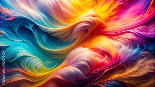 Ethereal Dream Lines Abstract Background with Soft Colors and Flowing Patterns for Creative Designs