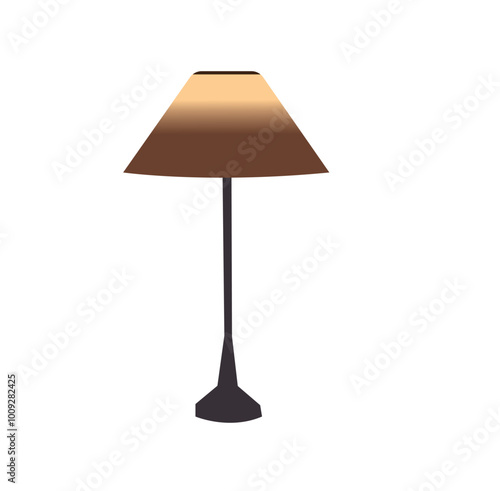 table lamp on white background