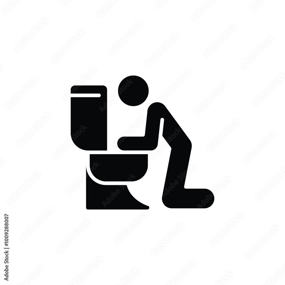 vomiting solid icon vector design good for web or mobile app vomiting solid icon vector design good for web or mobile app
