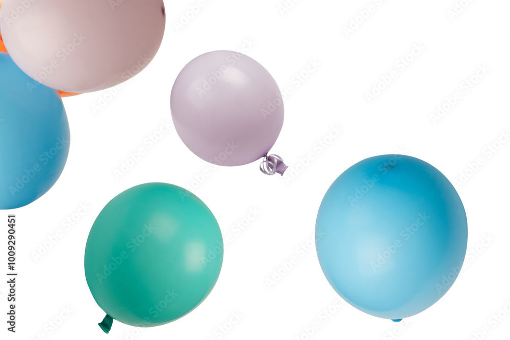 A Ballon isolated on a white background. Copy space. A Ballon isolated on a white background. Copy space.
