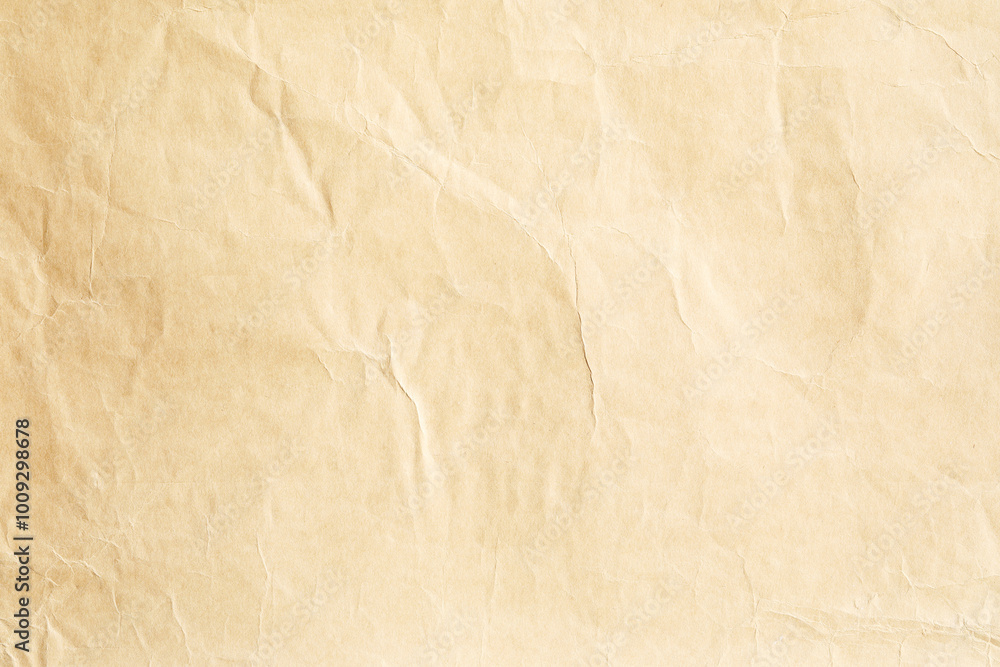 Crumpled yellow background paper texture Crumpled yellow background paper texture