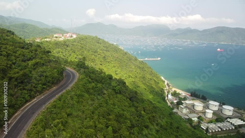 Coastal Mountain Highway Vietnam Southeast Asia