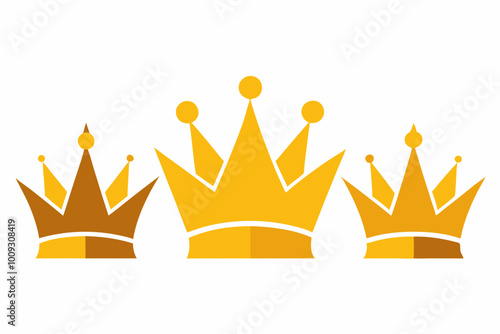 Flat Reyes Magos Crowns