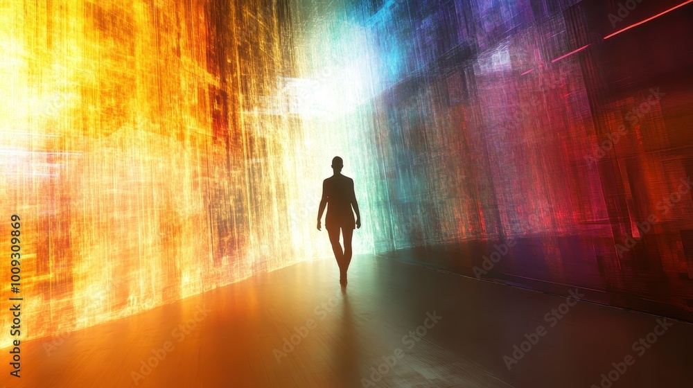 Ethereal Passage: A Journey through Light and Color Ethereal Passage: A Journey through Light and Color