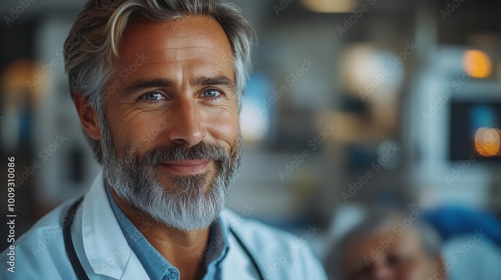 candid moment of a male doctor engaging with a patient in a welllit hospital room illustrating compassion and care in a healthcare setting candid moment of a male doctor engaging with a patient in a welllit hospital room illustrating compassion and care in a healthcare setting