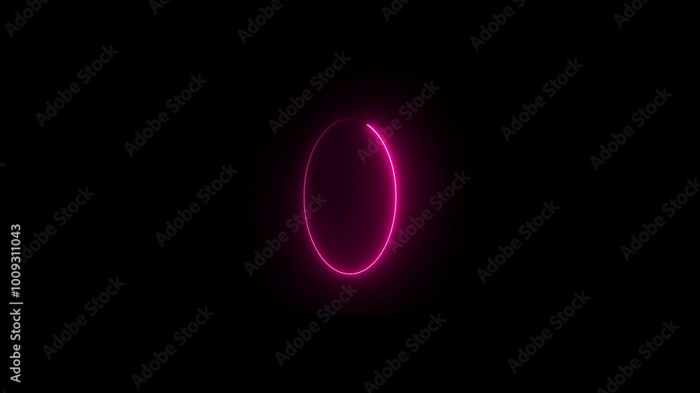 Abstract glowing neon circle frame.Abstract beautiful color neon circle frame loading.Neon light circle frame rotation loading background Abstract glowing neon circle frame.Abstract beautiful color neon circle frame loading.Neon light circle frame rotation loading background