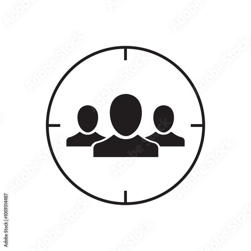 Customer interaction icon. Costumer retention icon. Network icon.