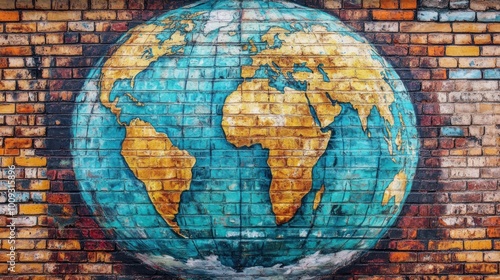 Global Earth Mural