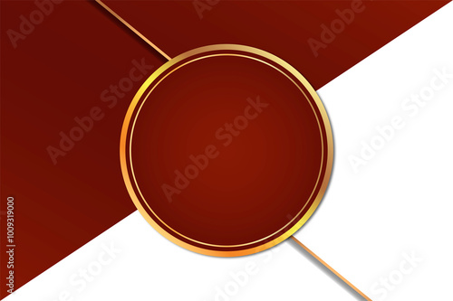 luxury background by using red and gold color