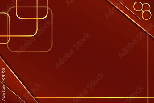 luxury background by using red and gold color