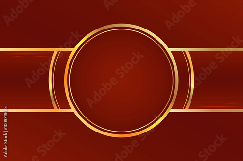luxury background by using red and gold color