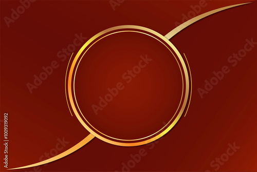 luxury background by using red and gold color