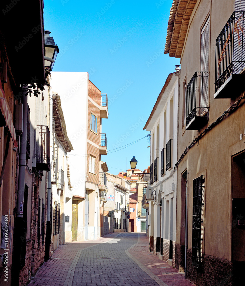Fototapeta premium village of san clemente cuenca spain