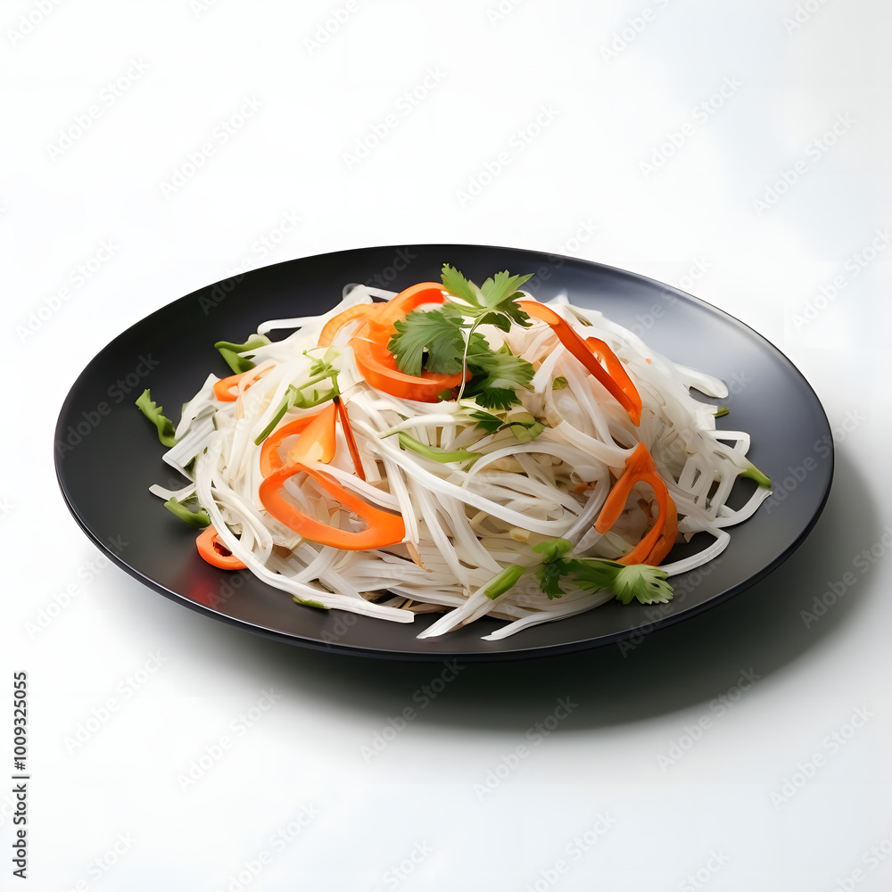 Nong Gai Op in plate with isolated white background Nong Gai Op in plate with isolated white background