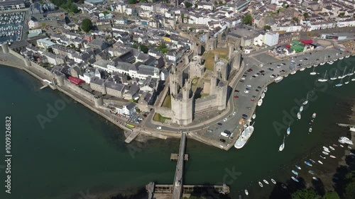 Caernarfon Castle (Cadw) Wales UK