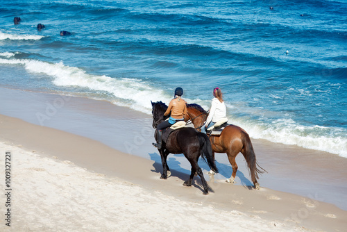 Reiten am Meer