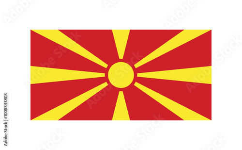 Flag of North Macedonia