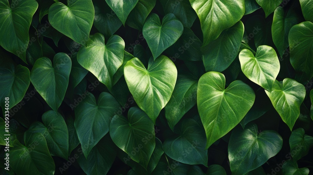 A close-up view of a cluster of green leaves, perfect for using in designs related to nature, wellness, or environmental themes A close-up view of a cluster of green leaves, perfect for using in designs related to nature, wellness, or environmental themes
